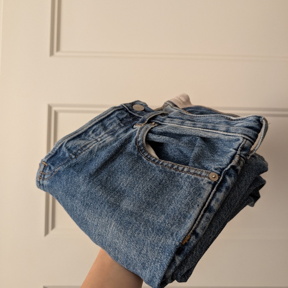 Everlane High Rise Cheeky Jean Size 23 Crop